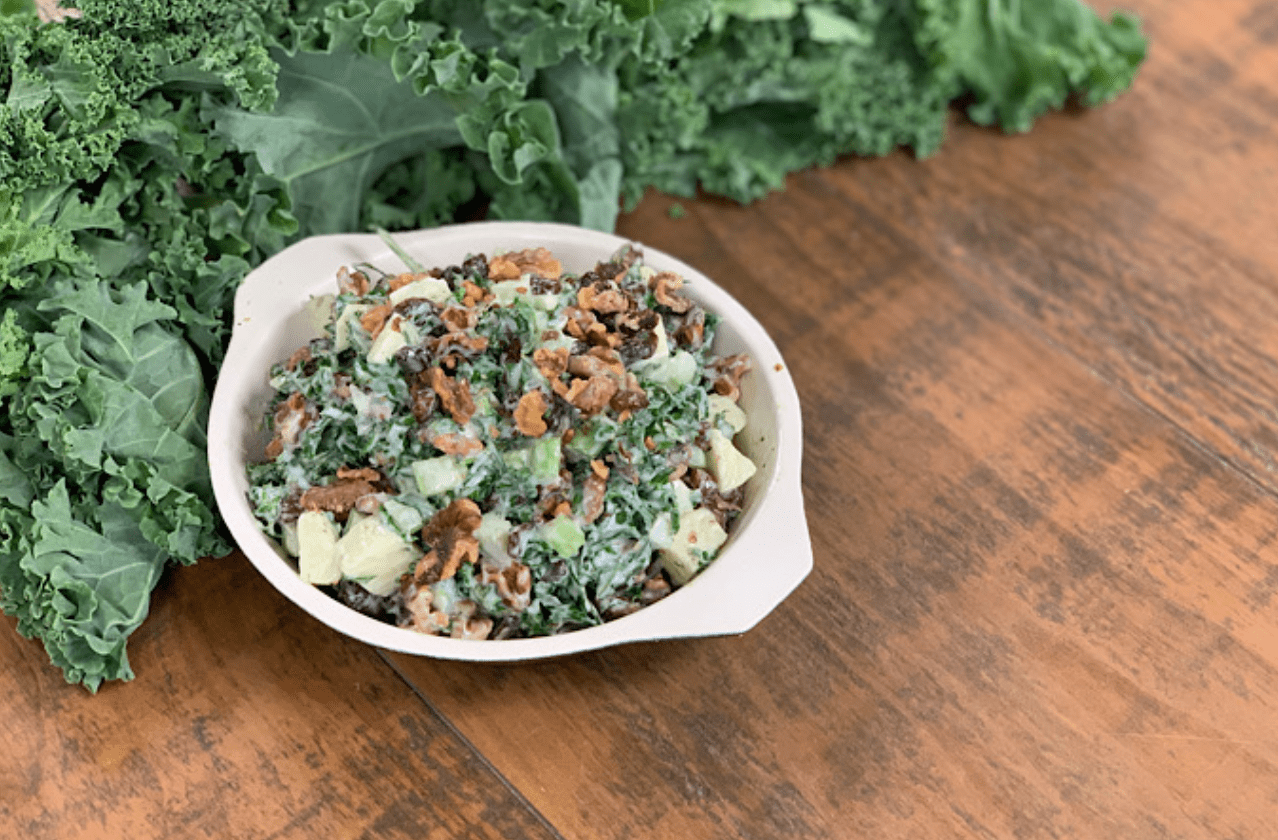 Kale, Apple, Celery, Walnut & Sultana Salad Oliver Kay
