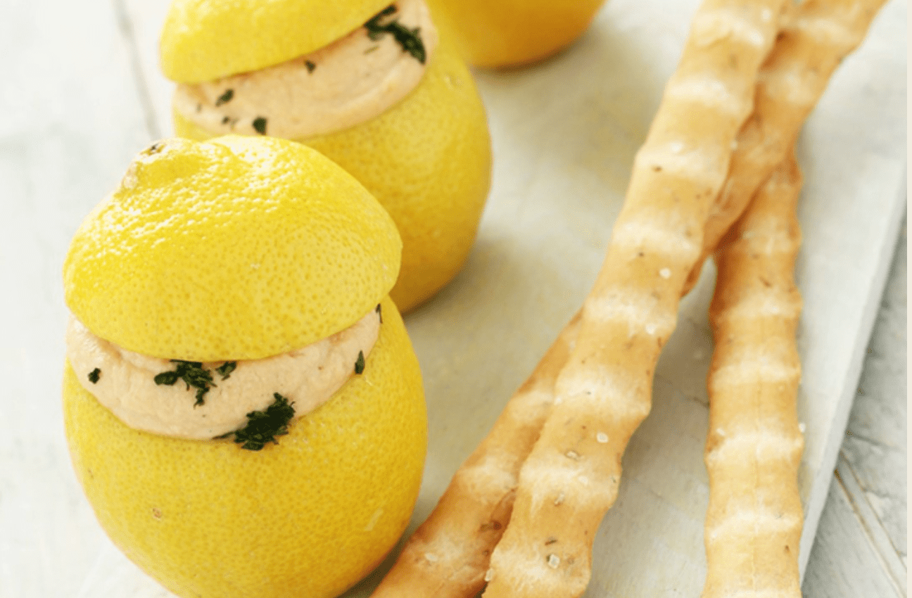 Spicy Lemon, Almond & Chickpea Mousse - Oliver Kay