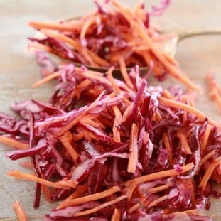 Red Cabbage Coleslaw