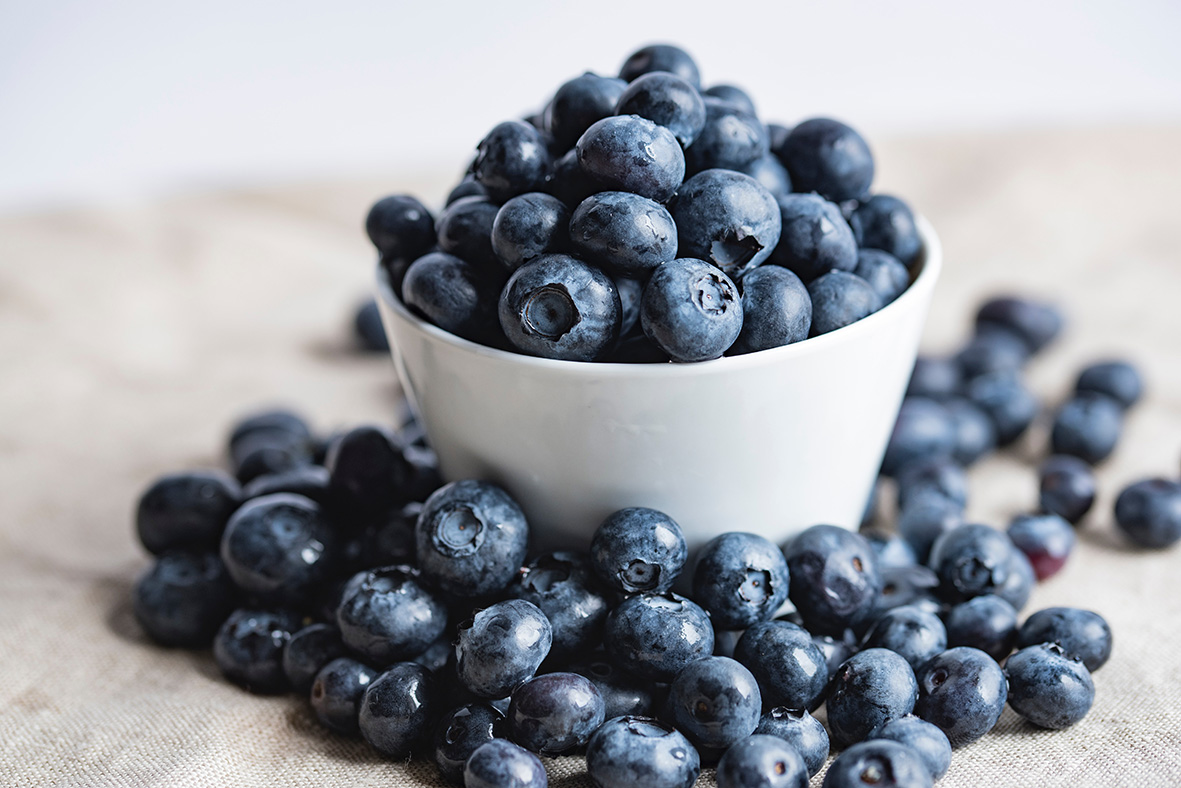 Blueberry in bowl