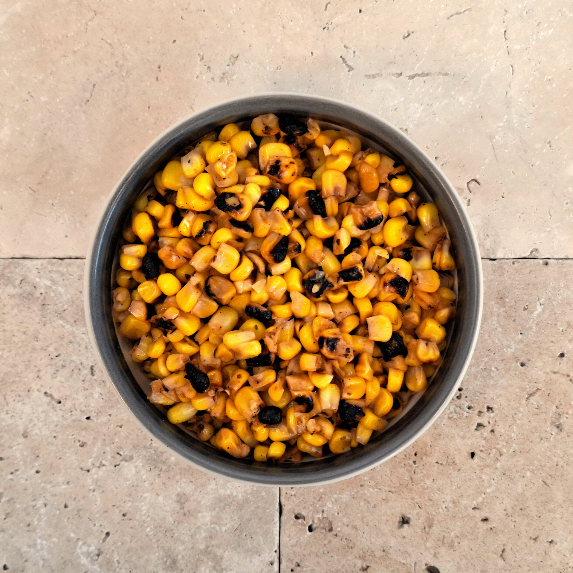 Charred cajun corn