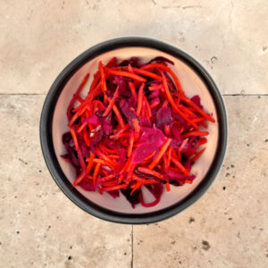 Cabbage and carrot kraut