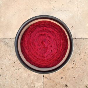Beetroot borani dip